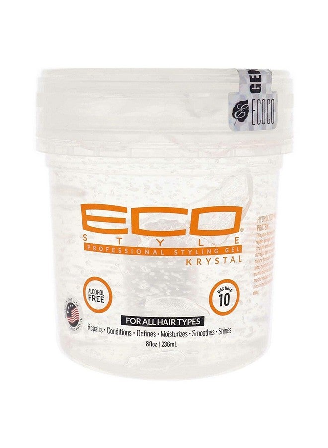 Eco Style Professional Styling Gel Krystal, 8 Ounce