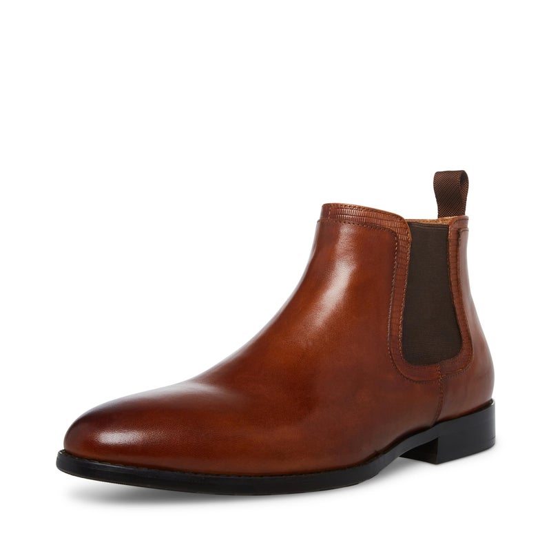 Steve Madden Men's Duke Chelsea Boot, Cognac Leather, 7.5 - Image 5