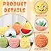 Simgoing 8 Pcs Cute Fruit Plush Pillow Stuffed Fruit Toy 8 Inch Avocado Banana Watermelon Peach Strawberry Mango Carrot Pineapple Plush Toy Kawaii Hugging Plushies for Boys Girls Party Favors - Image 4