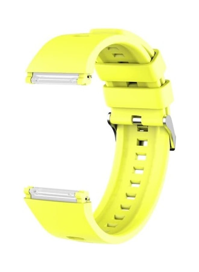 NIBEMINENT Silicone Replacement Band For Huawei Watch GT 2e Yellow - Image 3