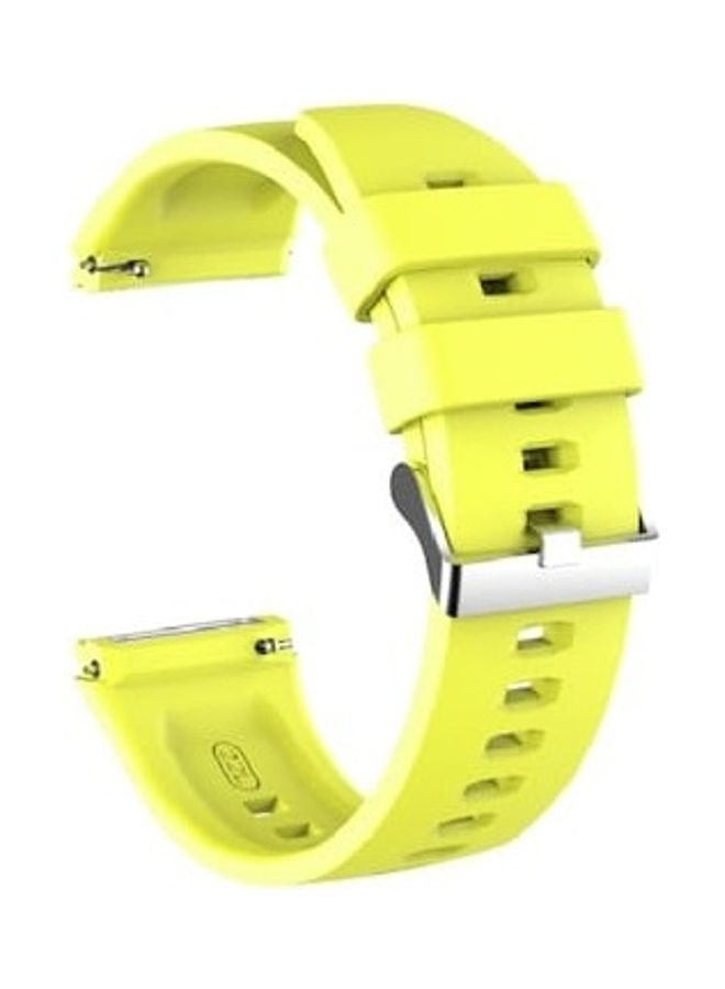 NIBEMINENT Silicone Replacement Band For Huawei Watch GT 2e Yellow - Image 1