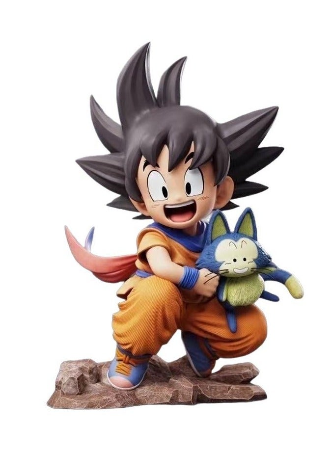 دراجون بول تمثال الطفل غوكو من Dragon Ball شخصية أنمي كلاسيكية نموذج تمثال قابل للتحصيل لديكور المنزل والمكتب وللمعجبين - Image 1