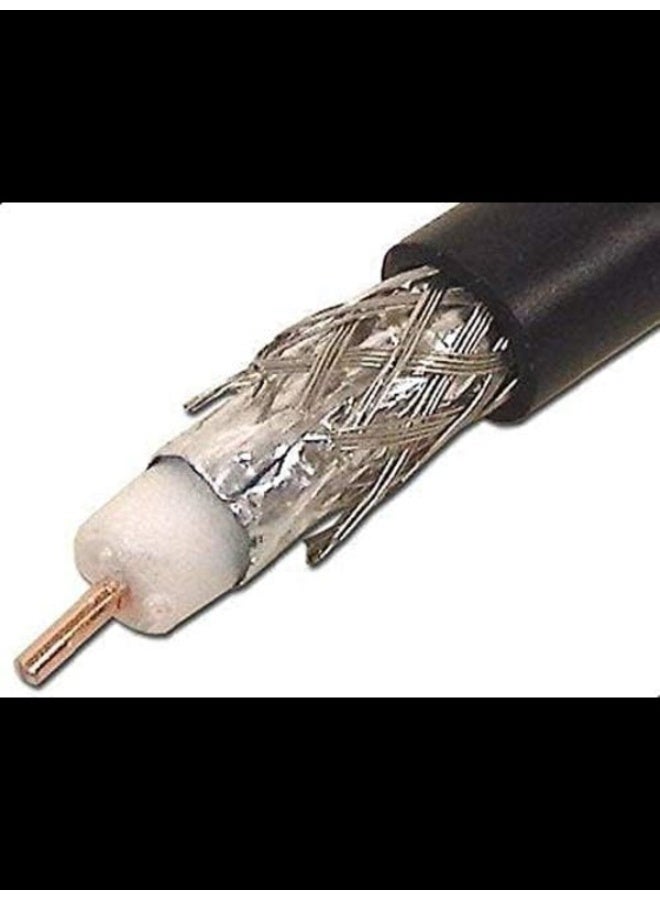 اس اي SE Pioneer كابل طبق أمريكي الصنع - كابل محوري لجهاز استقبال الأقمار الصناعية - لفة - أسود - الطول: 1000 ياردة / 304 - Image 3