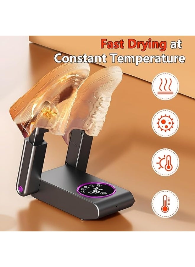 Electric Boot Dryer Double Arm Foldable Shoe Dryer with Timer – Adjustable Angle Quick Drying System for 2 Pairs Simultaneously - Image 5