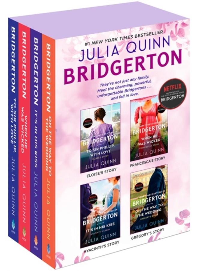 Bridgerton Boxed Set 5-8 : To Sir Phillip, With Love / When He Was Wicked / It's in His Kiss / On the Way to the Wedding