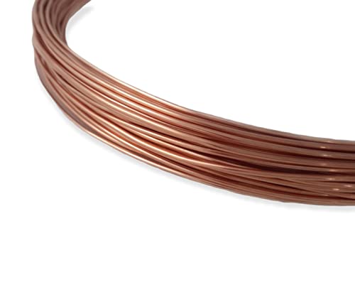 Craft Wire 18 Gauge, 99.9% Pure Copper Wire (Round) Dead Soft CDA #110 Made in USA - 25FT by CRAFT WIRE - Image 2