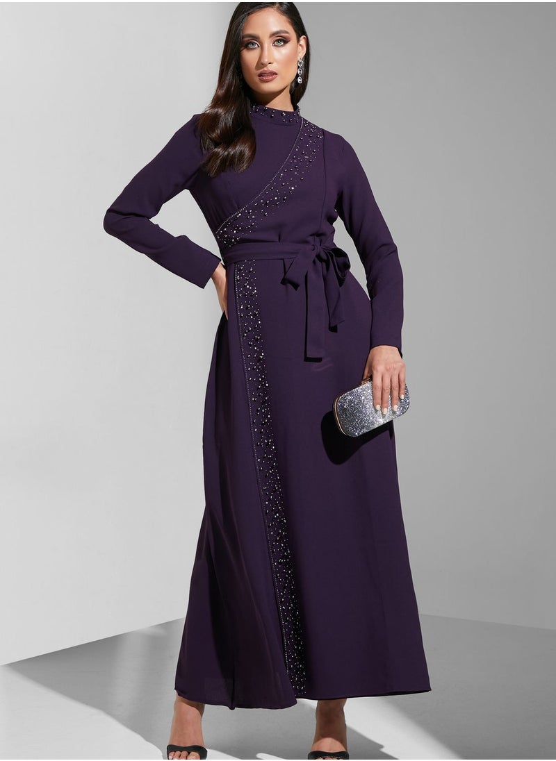 Khizana Overlap Detail Dress  - Image 4