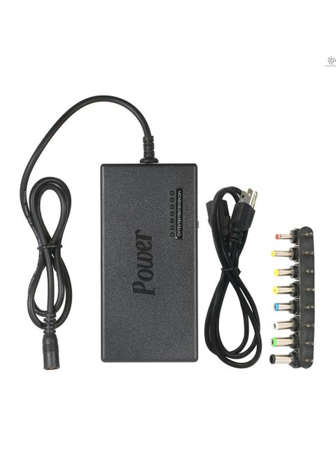 Universal Laptop Power adapter Charger Set Black
