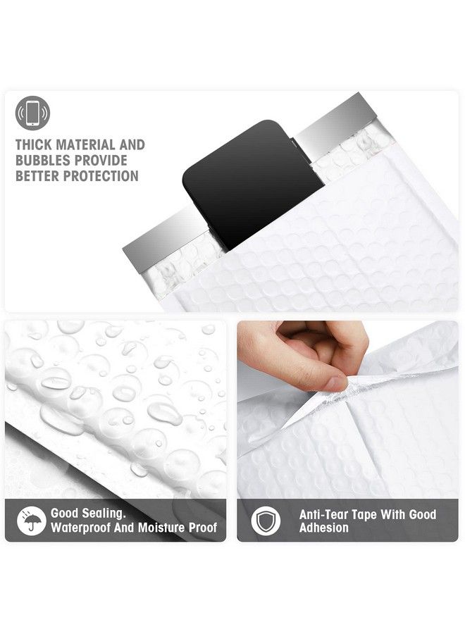 Metronic Bubble Mailers 6X10 Inch 25 Pack Selfseal Padded Envelopes Waterproof Shipping Bags Cushioning Bubble Poly Mailers For Shipping Mailing Packaging For Business White Bulk 0  - Image 4