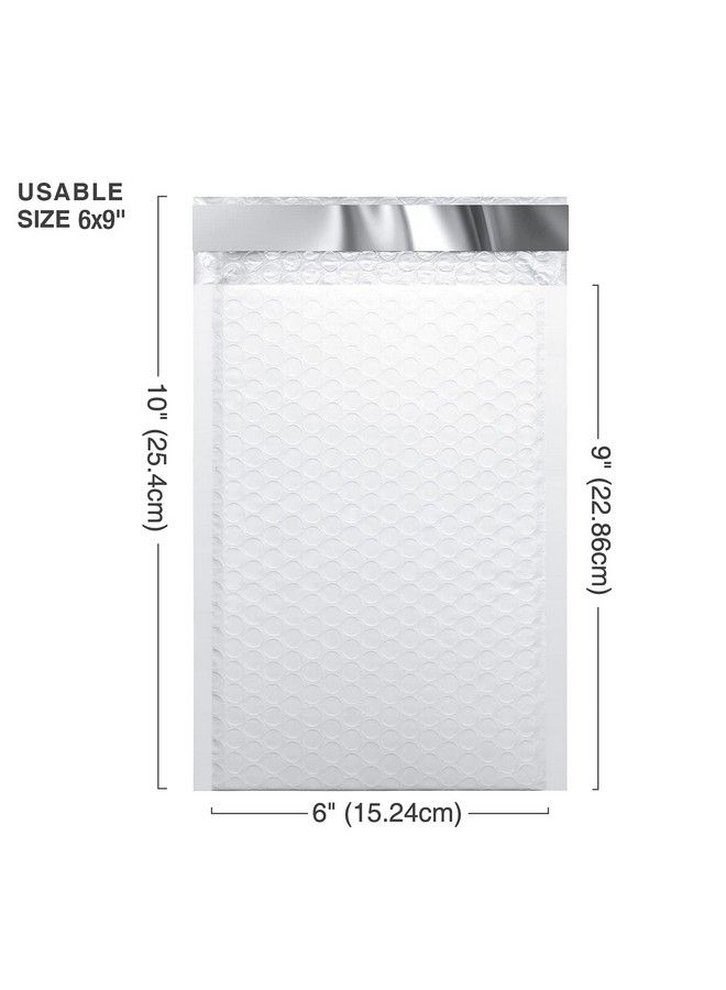 Metronic Bubble Mailers 6X10 Inch 25 Pack Selfseal Padded Envelopes Waterproof Shipping Bags Cushioning Bubble Poly Mailers For Shipping Mailing Packaging For Business White Bulk 0  - Image 3