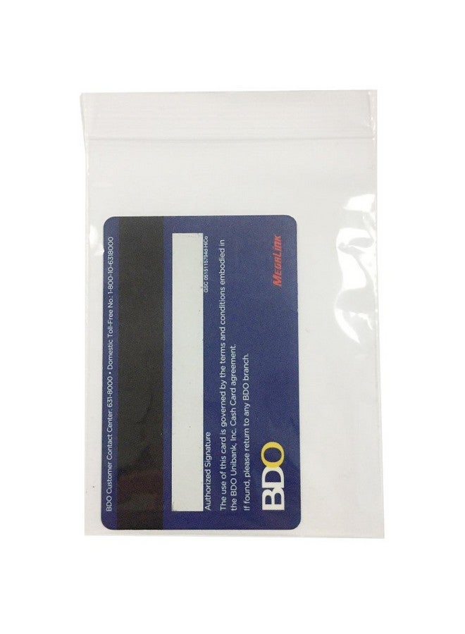 Cambiar 3''X 4'' (Pack Of 100) Small Clear Poly Zipper Bags Reclosable Zipper Lock Storage Plastic Bags For Jewelry Gift Card Halloween Candy - Image 5