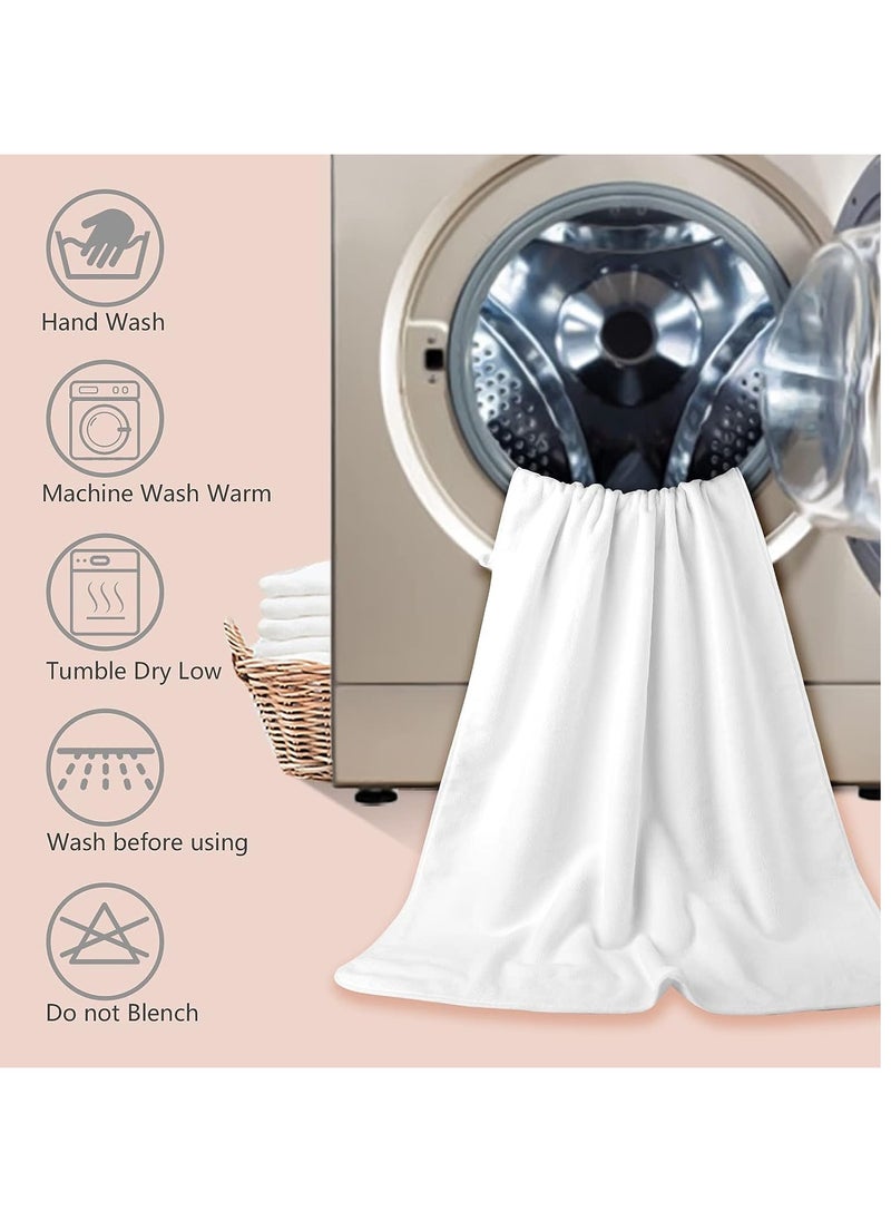 Fabienne 2-Piece Microfiber Bath Towel 70*140cm Black, Soft, Durable, Super Absorbent and Fast Drying  - Image 5