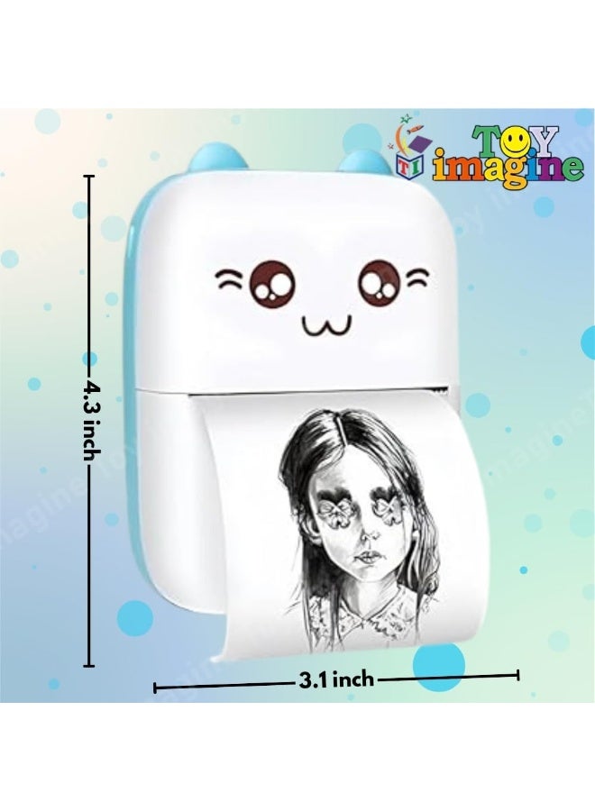 Mini Portable Thermal Printer, Bluetooth Wireless Inkless Pocket Printer for Mobile, Notes, Labels & Photos - Image 5
