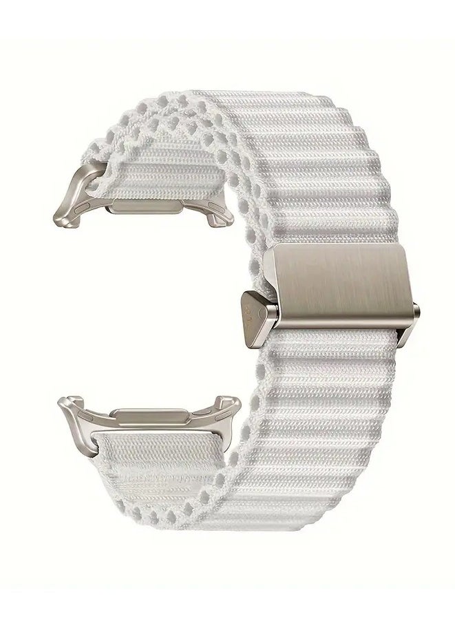 Generic - iBand Trail Band for Samsung Galaxy Watch Ultra – Durable, Comfortable, and Stylish White Sand Strap for Active Lifestyles and Outdoor Adventures - Image 1