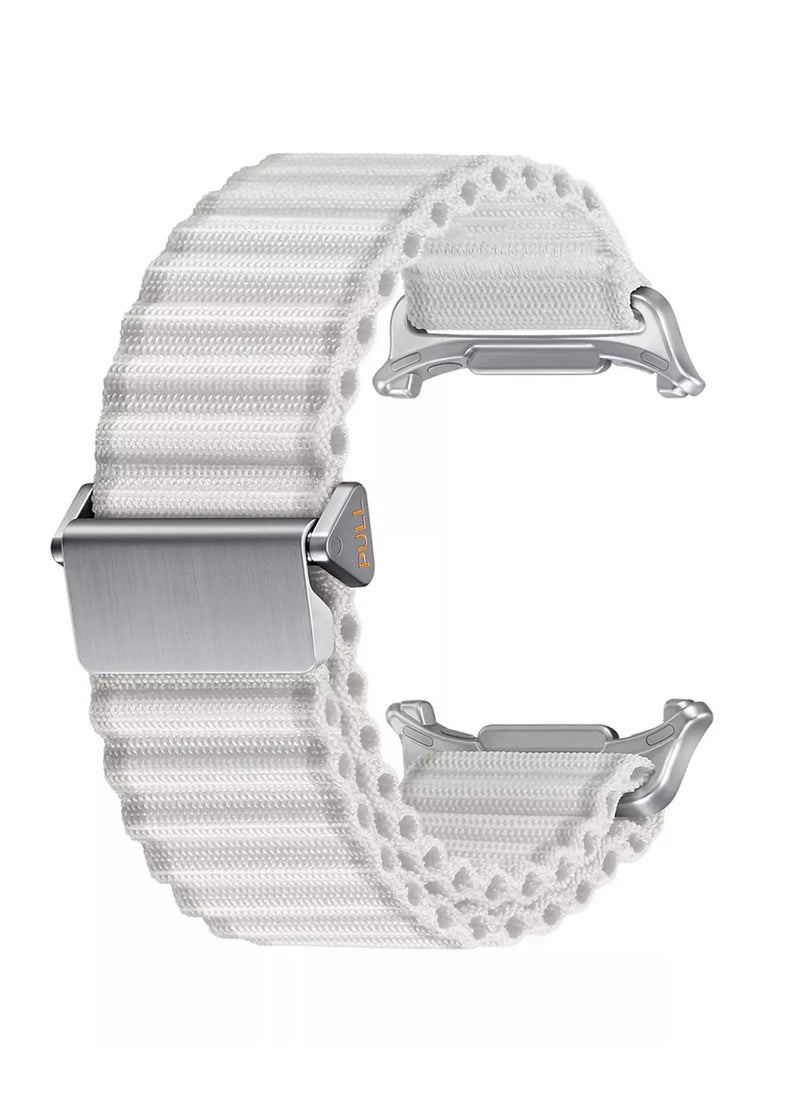 Generic - iBand Trail Band for Samsung Galaxy Watch Ultra – Durable, Comfortable, and Stylish White Sand Strap for Active Lifestyles and Outdoor Adventures - Image 1