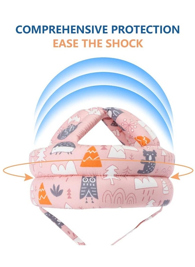 Baby Head Protector - Baby Helmet for Crawling Walking Running - No Bumps and Soft Cushion - Adjustable Protective Cap Infant Baby Safety Headguard Suitable for Children Learning to Walk - Image 2