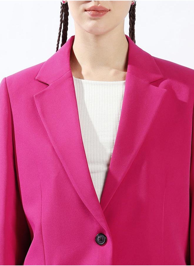 Hubberholme Oversized Notched Lapel Single Breasted Blazer  - Image 5