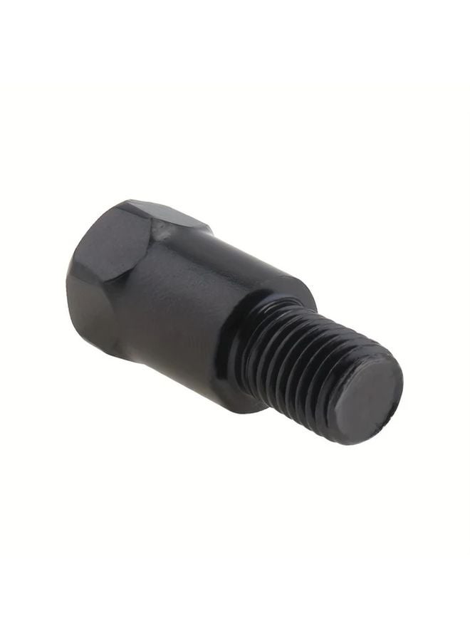 Black Motorcycle Rearview Mirror Adapter Heavy Duty 10mm Rust Resistant Steel - Image 5