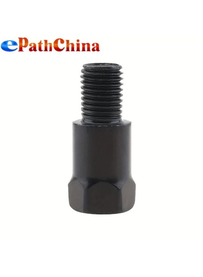 Black Motorcycle Rearview Mirror Adapter Heavy Duty 10mm Rust Resistant Steel - Image 2