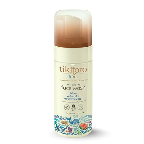 Tikitoro Kids Face Wash | Pediatrician Approved | Brightens Dull Skin, Boosts Natural Glow & Moisturizes Skin | No Parabens & Sulphates | Ages 4-10 (100 ml) - Image 1