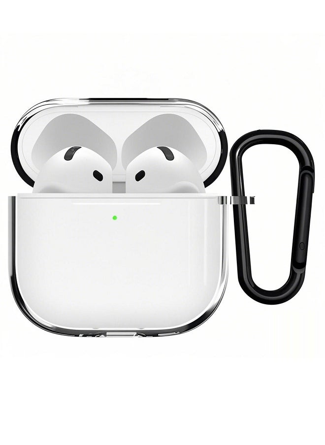 ZAFRA - Airpods 4th Generation Case  Soft TPU Shockproof Drop Proof Case Cover for Apple Airpods 4 2024 (Clear) - Image 1