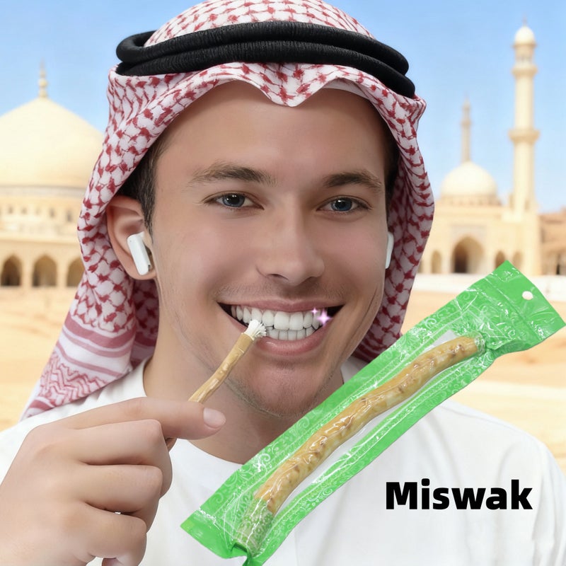 AVON Miswak Natural Toothbrush Stick - Traditional Wooden Teeth Cleaning Twig - 4  Pieces - Image 3