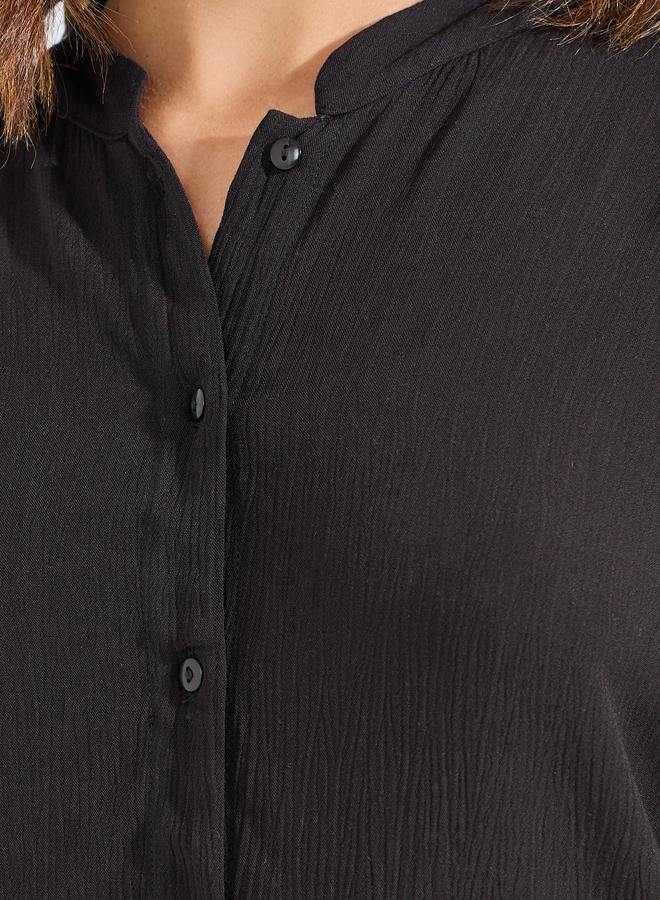 ستايلي طقم منسق من جوغر بارجل واسعة مع بلوزة بوكسي - Image 3