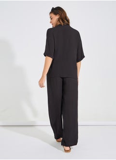 Textured Boxy Shirt & Wide Leg Pants Co-Ords - pzsku/ZCCFB2C294F64A0D87862Z/45/_/1722620514/936a7e05-74eb-42e7-ac39-63685bcb8586