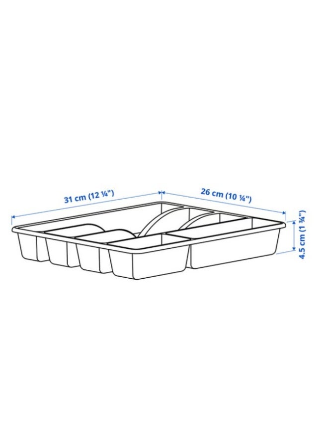 صينية أدوات المائدة، لون أخضر فاتح، 31 × 26 سم - Image 5