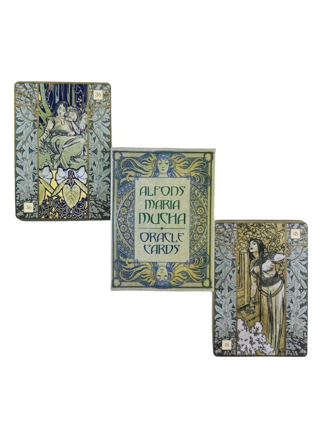 NIBEMINENT Alphonse Mayaos Set of Pictorial Cards 36 Tarot Cards English Version Illusion Divination Edition Flat Game Set - Image 5