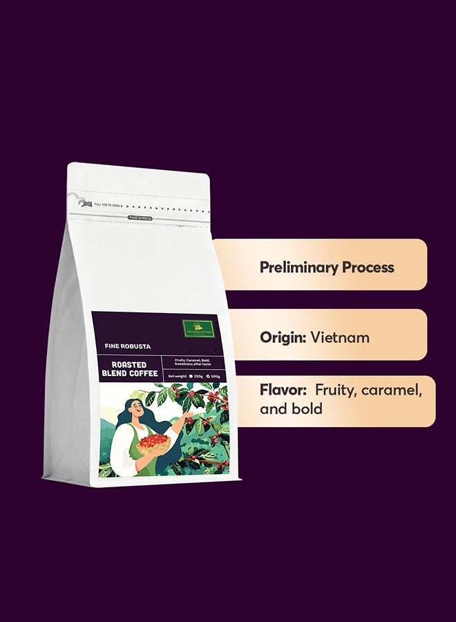 The Caphe Vietnam Robusta Coffee Blend – Medium Roast (Ground) 500g | Balanced & Full-Bodied, Freshly Roasted in Dubai - Image 4
