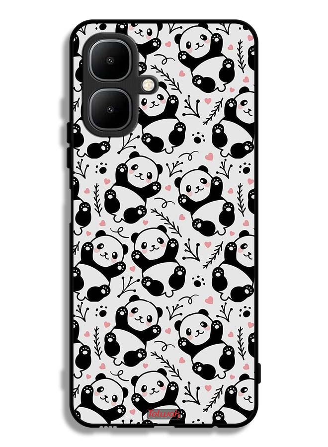 Tolwak Infinix Smart 10 Protective Case Cover Pattern Of Panda
