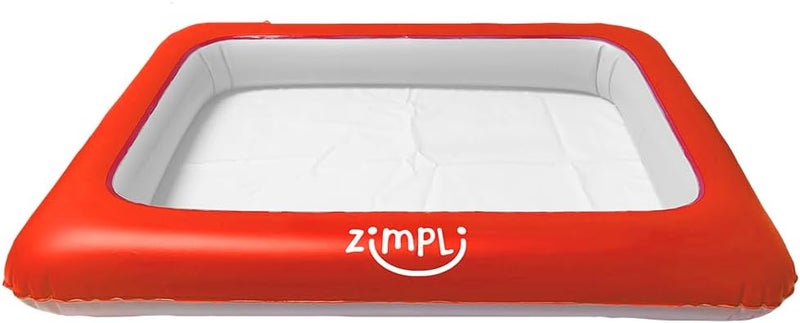 Zimpli Kids Inflatable Play Tray, Children's Sandbox Portable Table, Perfect Sensory, Messy Play Tray for Sand, Mud and Water - Image 1