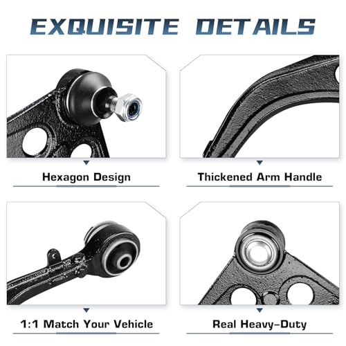 Autsurles RWD Front Upper Control Arms for Chrysler 300 2005 2006 2007 2008 2009 2010 for Dodge Challenger Magnum Charge Inner Outer Tie Rods Sway Bar Links Suspension Kit - Image 4