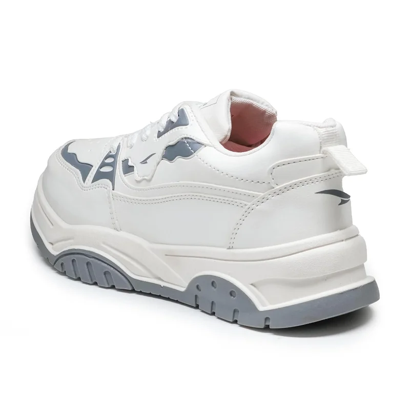 Asian Stylish Off-White Sneakers for Women and Girls