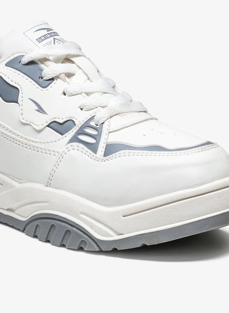 Asian Stylish Off-White Sneakers for Women and Girls - Image 4