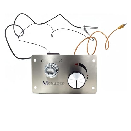 MCAMPAS Fire Pit Burner Valve System Kit-Flame Failure Safety Valve & Push Button Igniter - LPG/Propane Gas Control System Replacement for Outdoor Fire Pits, Patio Heater Accessories - Image 2