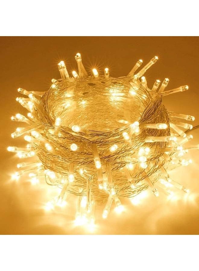 أضواء ليد 2 فيشة 10 متر (أبيض دافي) - Image 2