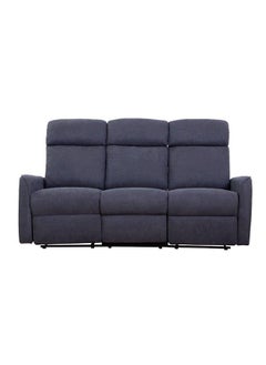 Gizmo 3 Seater Fabric Recliner Modern Design Three Seat Sofas Living Room Furniture 184x91x102cm Dark Grey