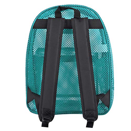 Summit Ridge Mesh Backpacks for Kids, Adults, School, Beach, and Travel, Colorful Transparent Mesh Backpacks with Padded Straps - Image 5