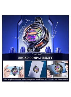 KASTWAVE Phone Cooler Tablet Radiator, Semiconductor Cooling for Android, iPad, iPhone, Surface, FS03 Magnetic Cooling Fan for Gaming & TikTok Live Streaming  - Image 4