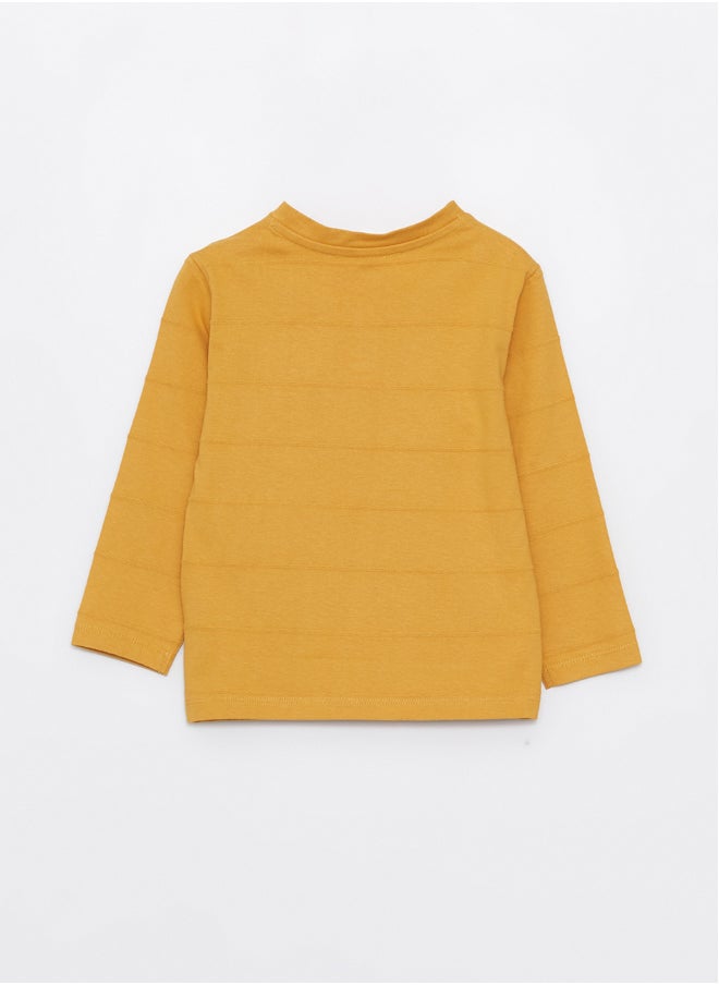 LC WAIKIKI Crew Neck Long Sleeve Baby Boy T-shirt  - Image 5