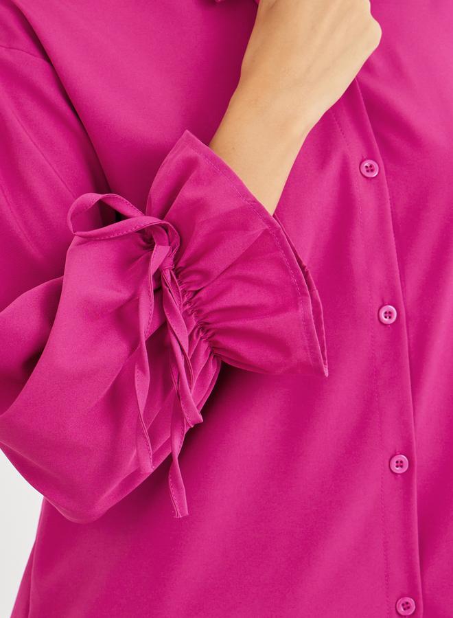 تايك تو طقم بلوزة بأكمام الجرس وسروال من تاك تو - Image 3