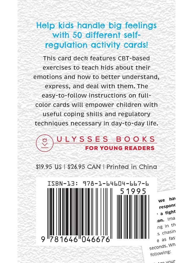 The Self-Regulation Deck for Kids: 50 Cards of CBT Exercises and Coping Strategies to Help Children Handle Anxiety, Stress, and Other Strong Emotions - Image 2