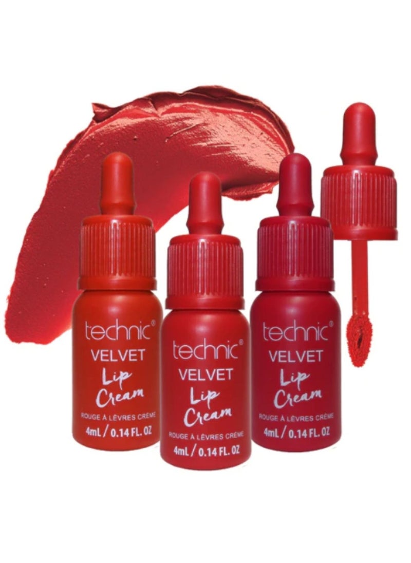Technic Velvet Lip Cream - Classic Red  - Image 4