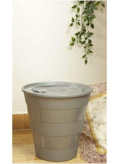 Generic Plastic Trash Can With Rotating Lid 
