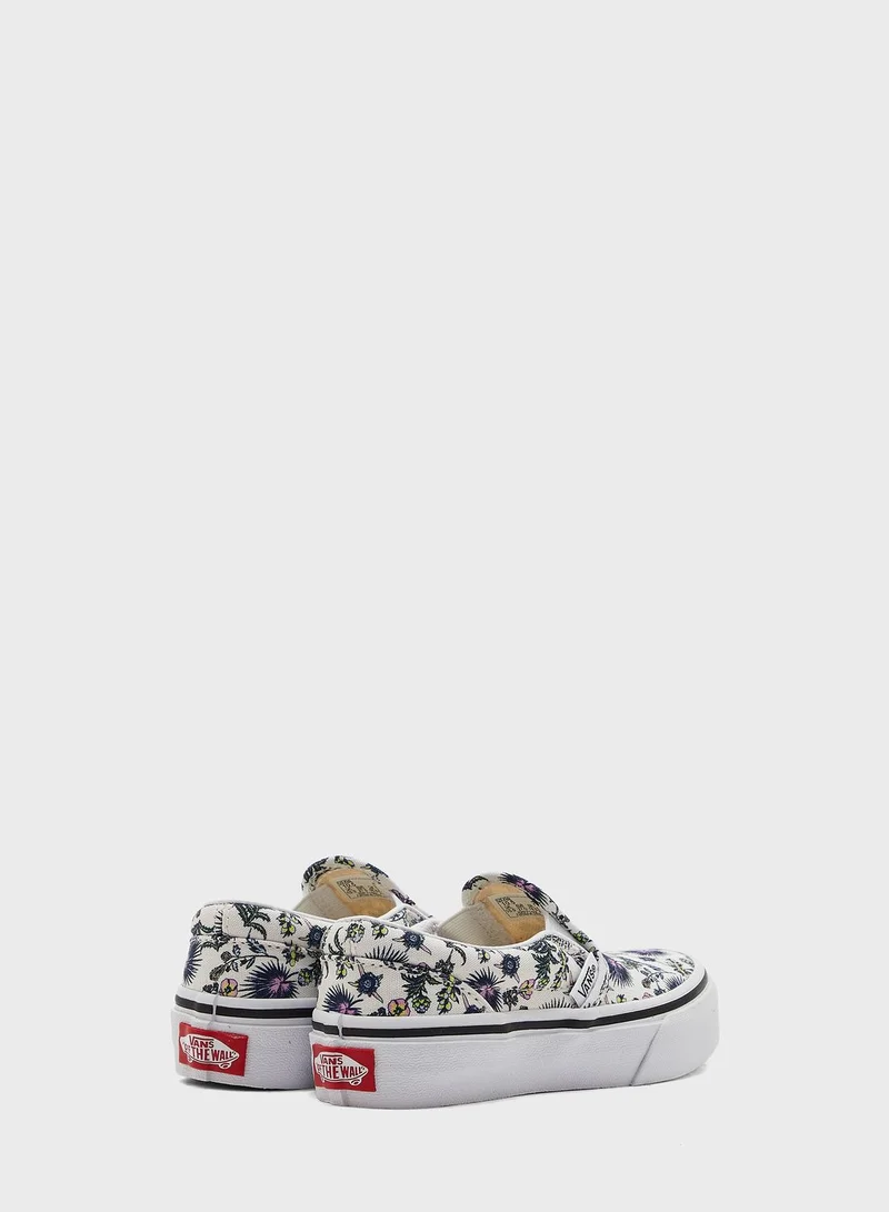 VANS Kids Paradise Floral Classic Slip-Ons