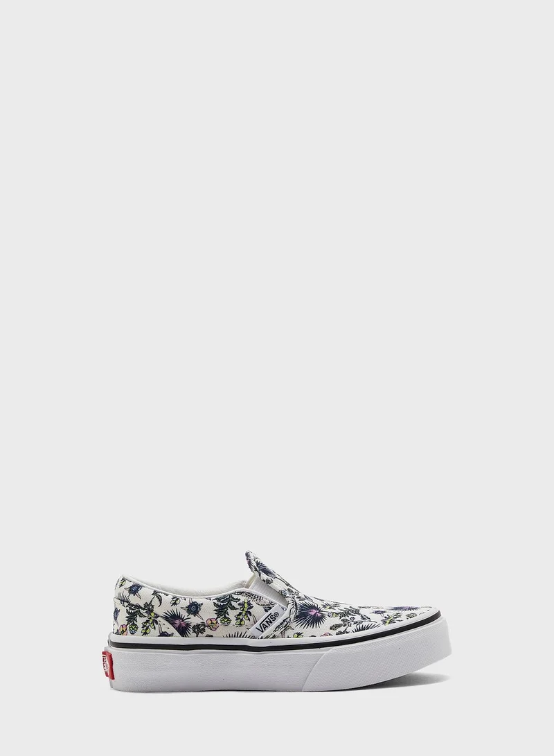 VANS Kids Paradise Floral Classic Slip-Ons