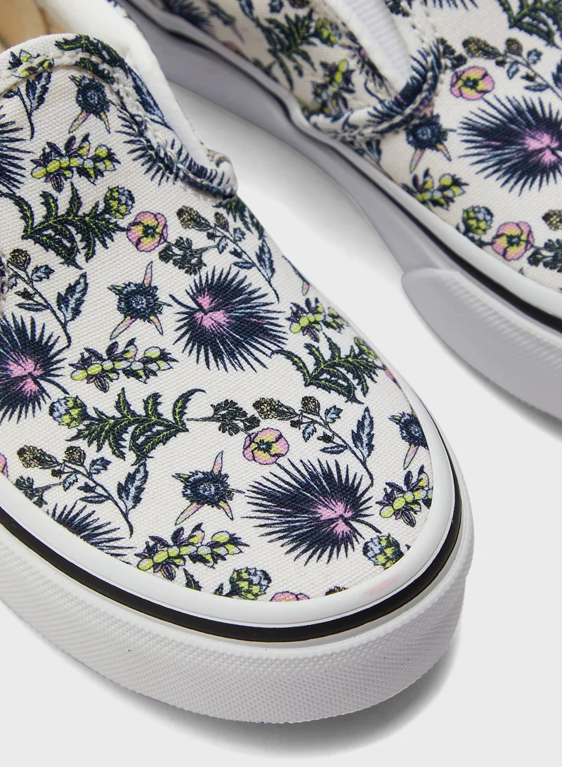 VANS Kids Paradise Floral Classic Slip-Ons