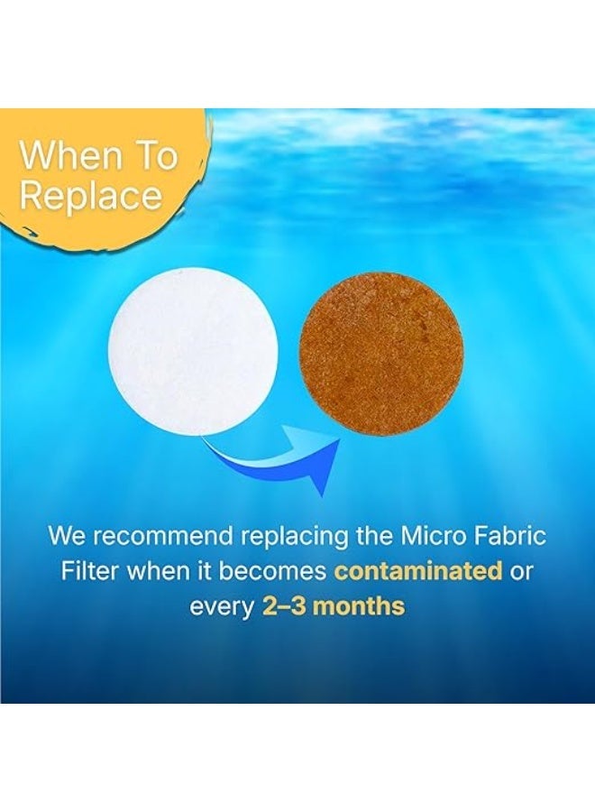 KAREZZ Micro Fabric Filter Replacement for Shower Head. Made in Korea. Fine Particle Filtration. Helps Reduce Sediment & Impurities. Easy to Replace. Compatible Only with KAREZZ Shower Heads - Image 4